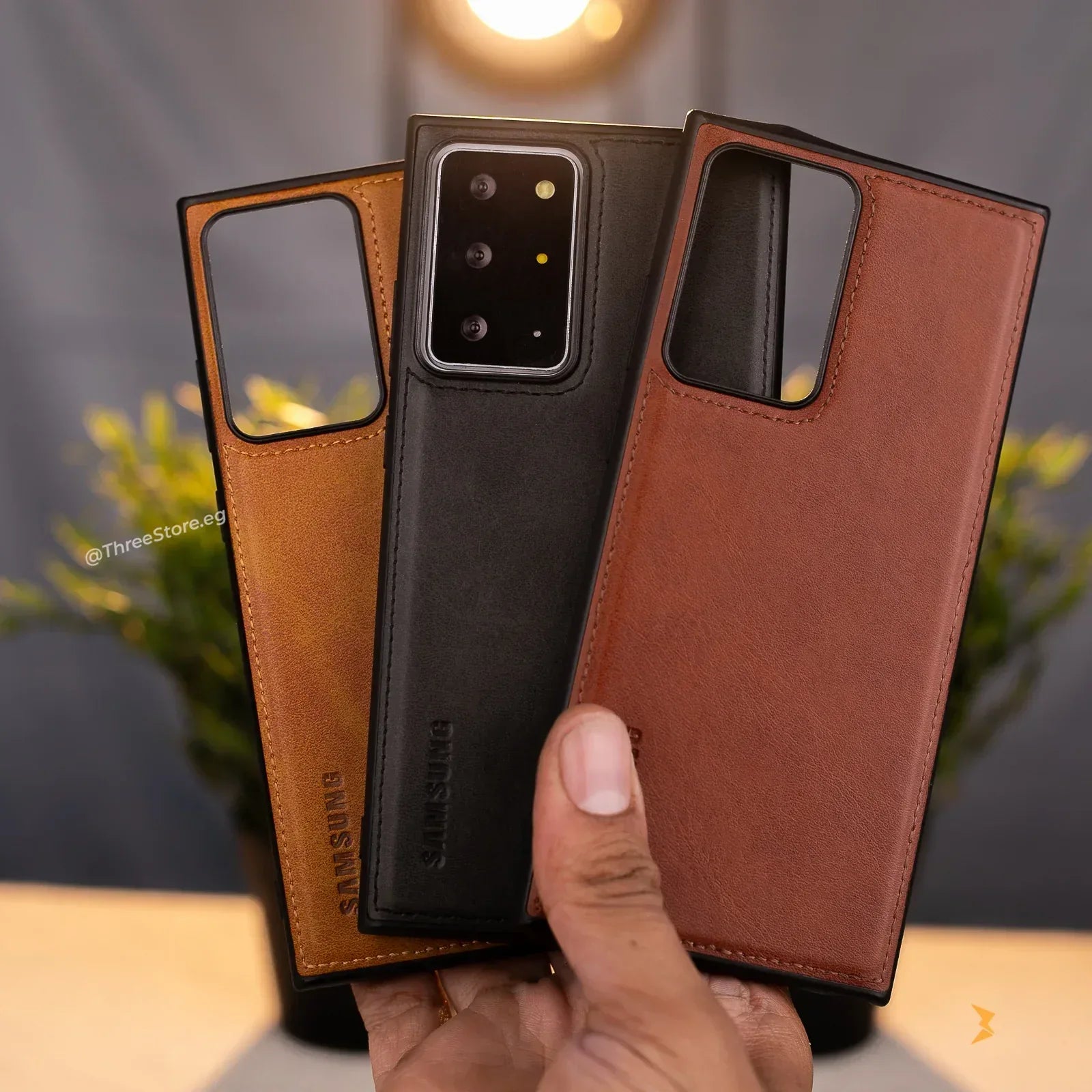 Cradle Leather Case Samsung Note 20 Ultra - Three