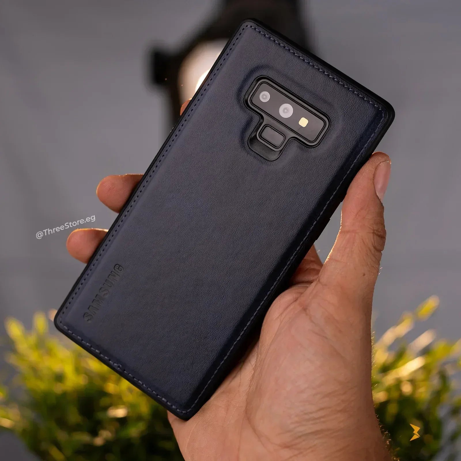 Cradle Leather Case Samsung Note 9 - Three
