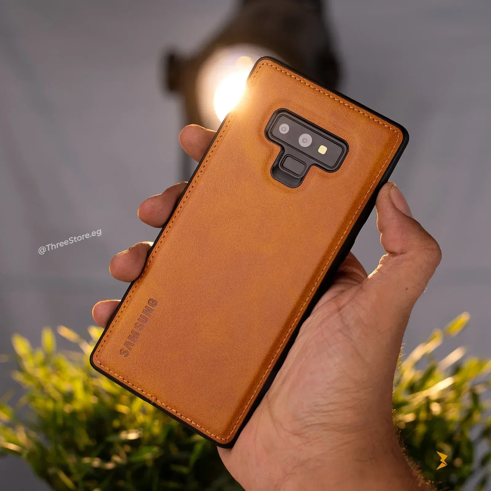 Cradle Leather Case Samsung Note 9 - Three