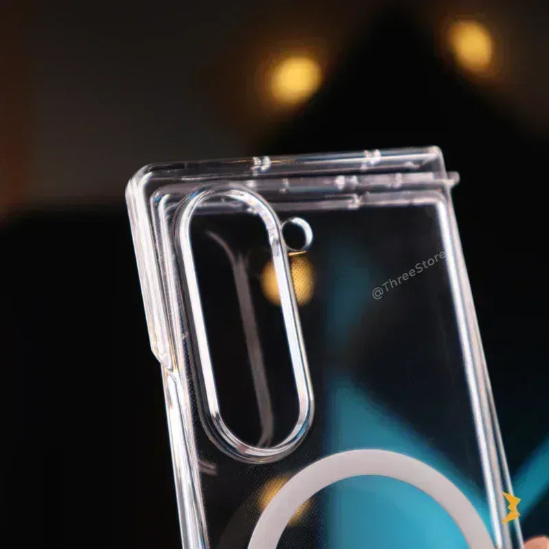 Crystal Magsafe Screen Protection Case Samsung Z Fold 7 - Three