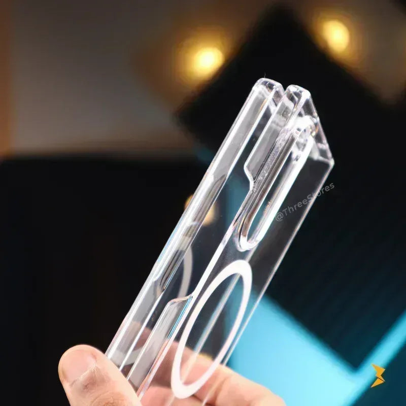 Crystal Magsafe Screen Protection Case Samsung Z Fold 7 - Three
