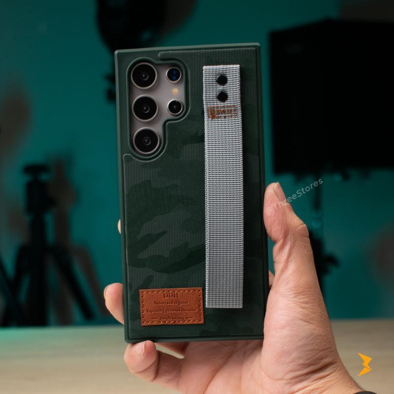DDH Camo Hand Strap Case Samsung S24 Ultra - Three