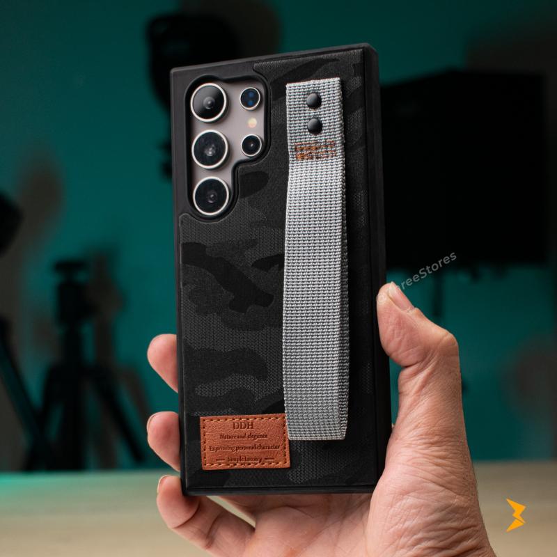 DDH Camo Hand Strap Case Samsung S24 Ultra