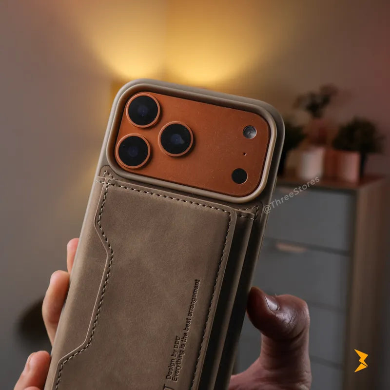 DDU Leather Magsafe Wallet Case iPhone 17 Pro Max