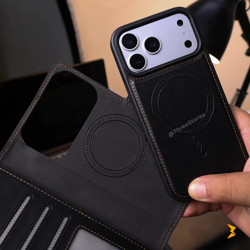 DDU Magsafe Flip Leather Case iPhone 17 Pro Max