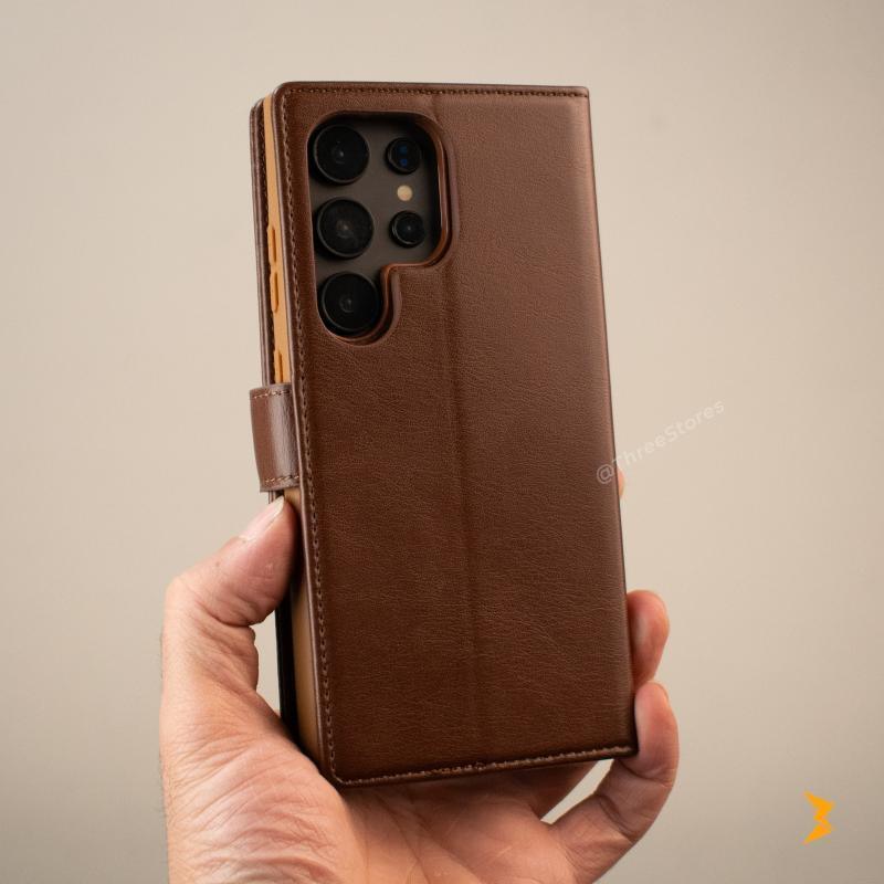 DDU Magsafe Flip Leather Case Samsung S22 Ultra - Three