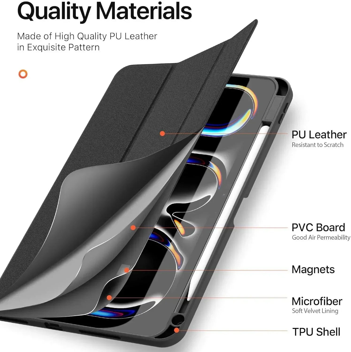 DUX DUCIS Domo Series Case for Apple iPad Pro 11 2024 - Three