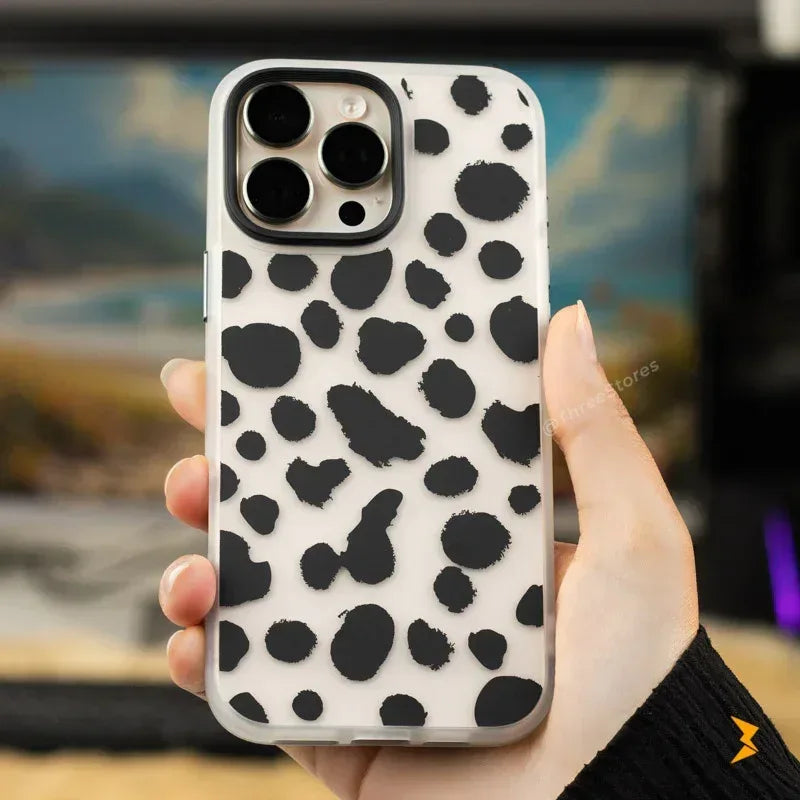 Dalmatians Transparent Case iPhone 16 Pro Max - Three