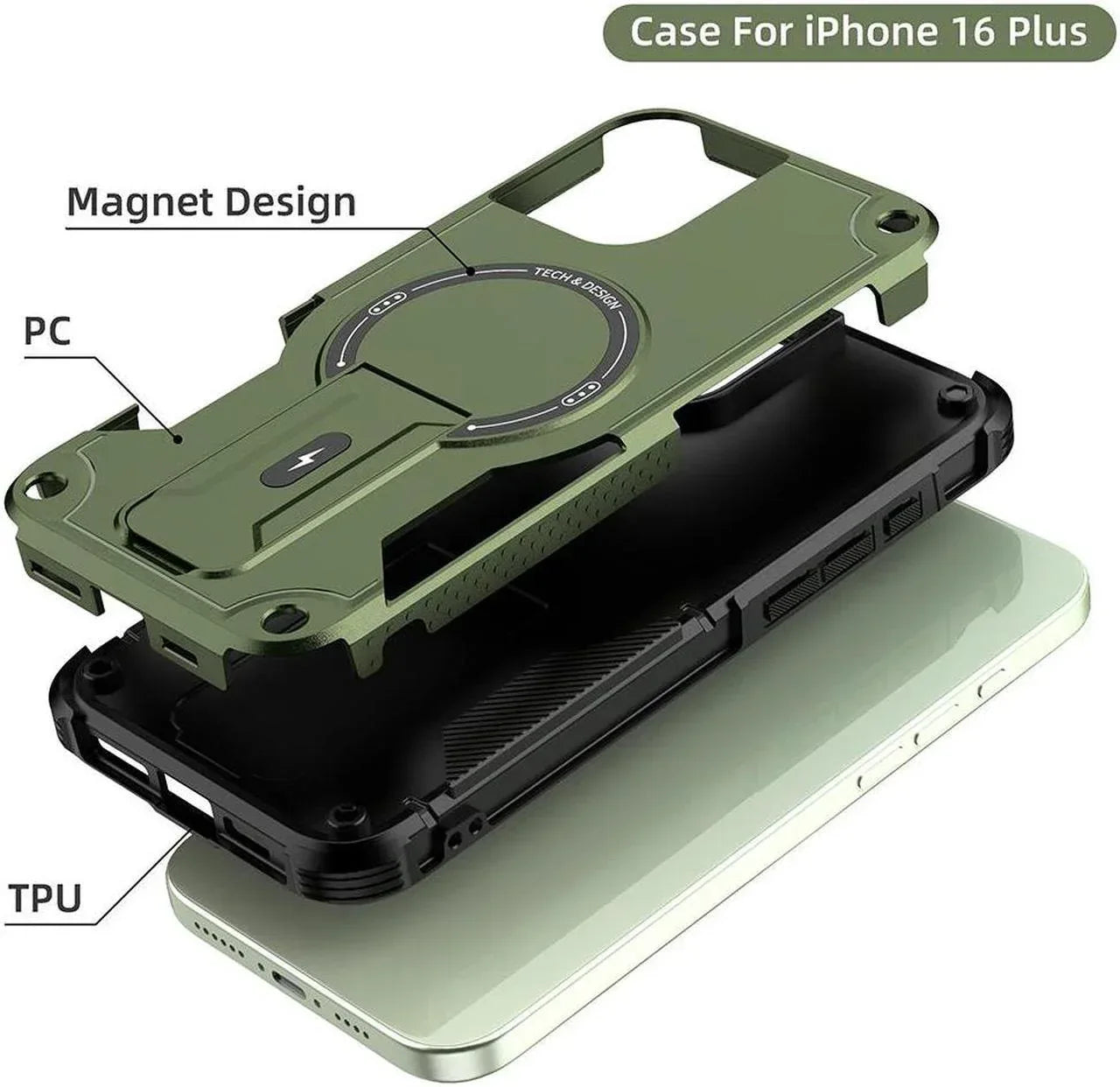 Defence Insider Case iPhone 16 - Three