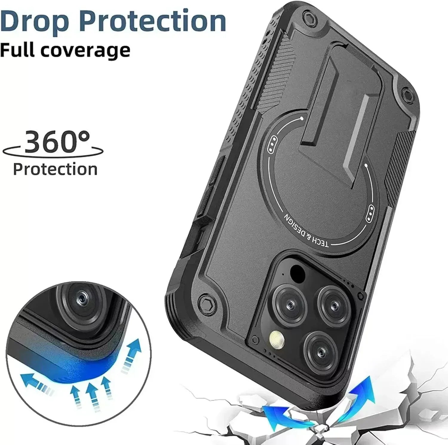 Defence Insider Case iPhone 16 Pro - Three