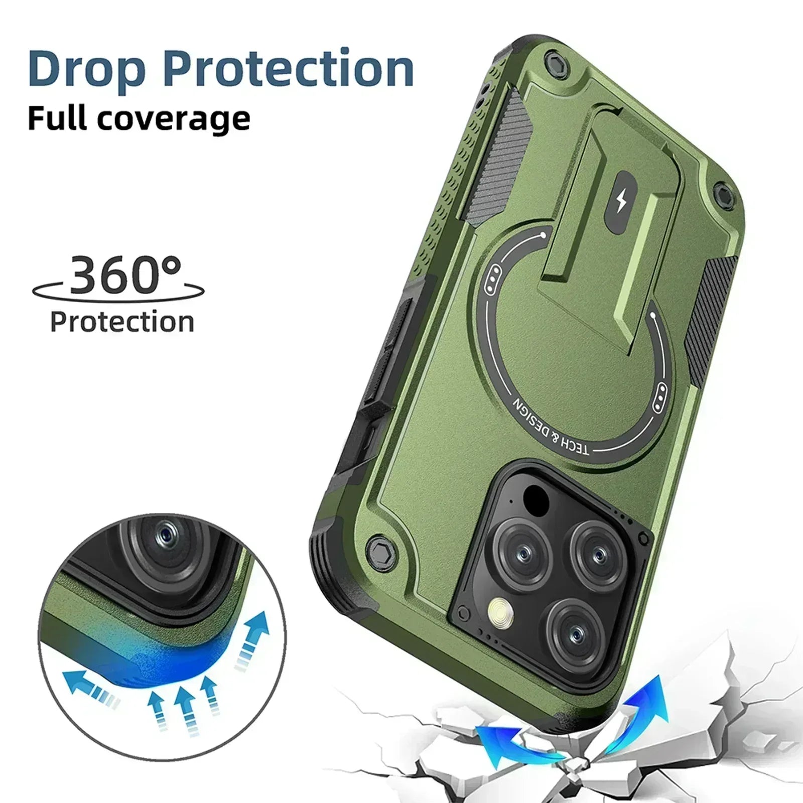 Defence Insider Case iPhone 16 Pro - Three