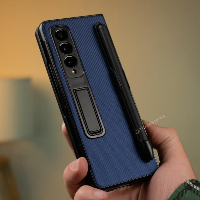 Defenzo Fiber Case With Pen Samsung Z Fold 3 - Three