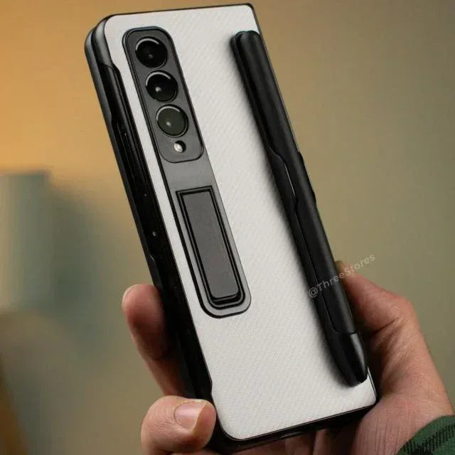 Defenzo Fiber Case With Pen Samsung Z Fold 3 - Three
