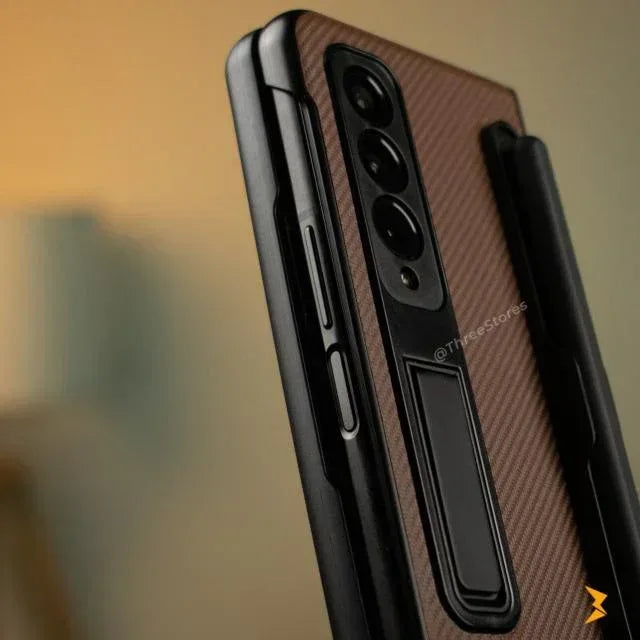 Defenzo Fiber Case With Pen Samsung Z Fold 4 - Three