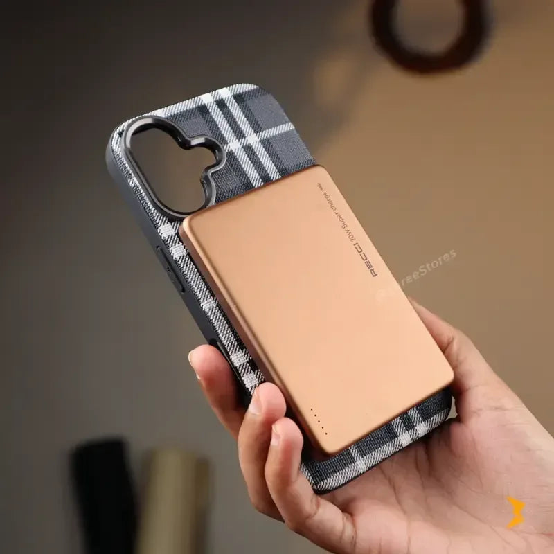 Denvo Fabric Magsafe Case iPhone 16 - Three