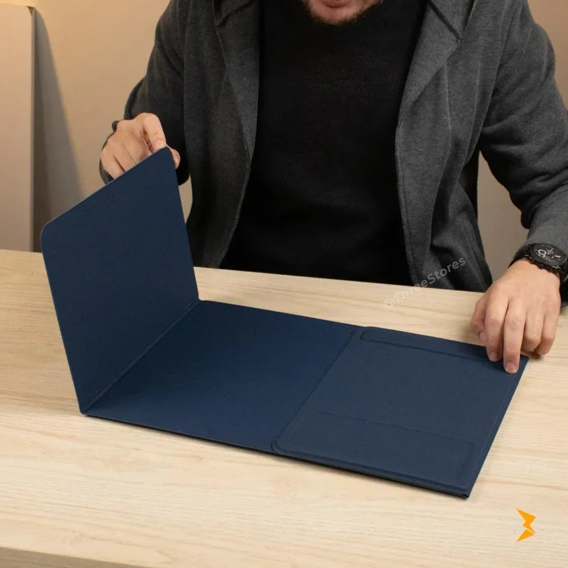 Desk Mate Foldable Desk Pad Organizer - Three