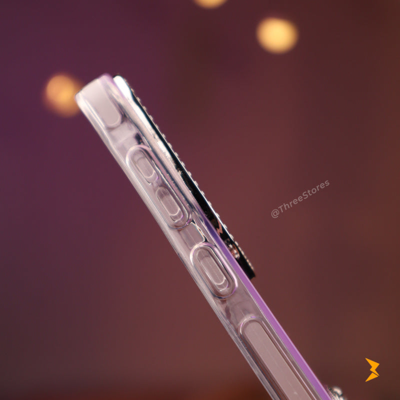 Diamond Heart Snake Case Samsung A56