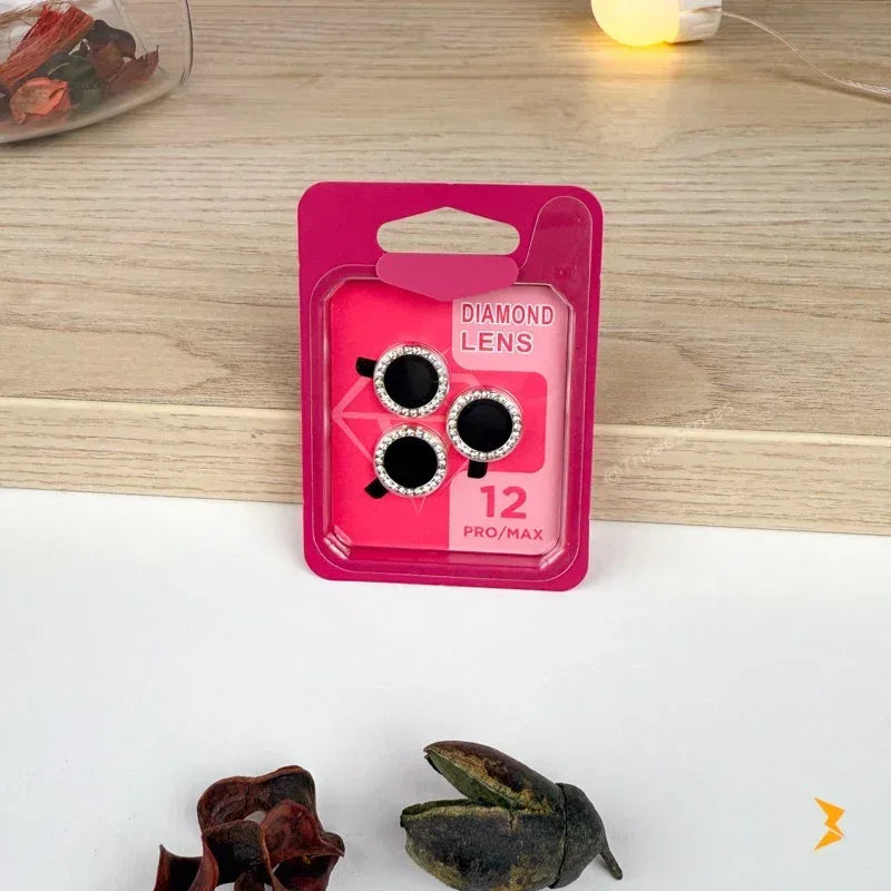 Diamond Lens Protector iPhone 12 Pro Max - Three
