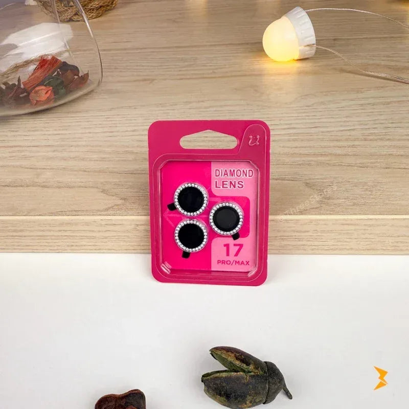 Diamond Lens Protector iPhone 17 Pro Max - Three