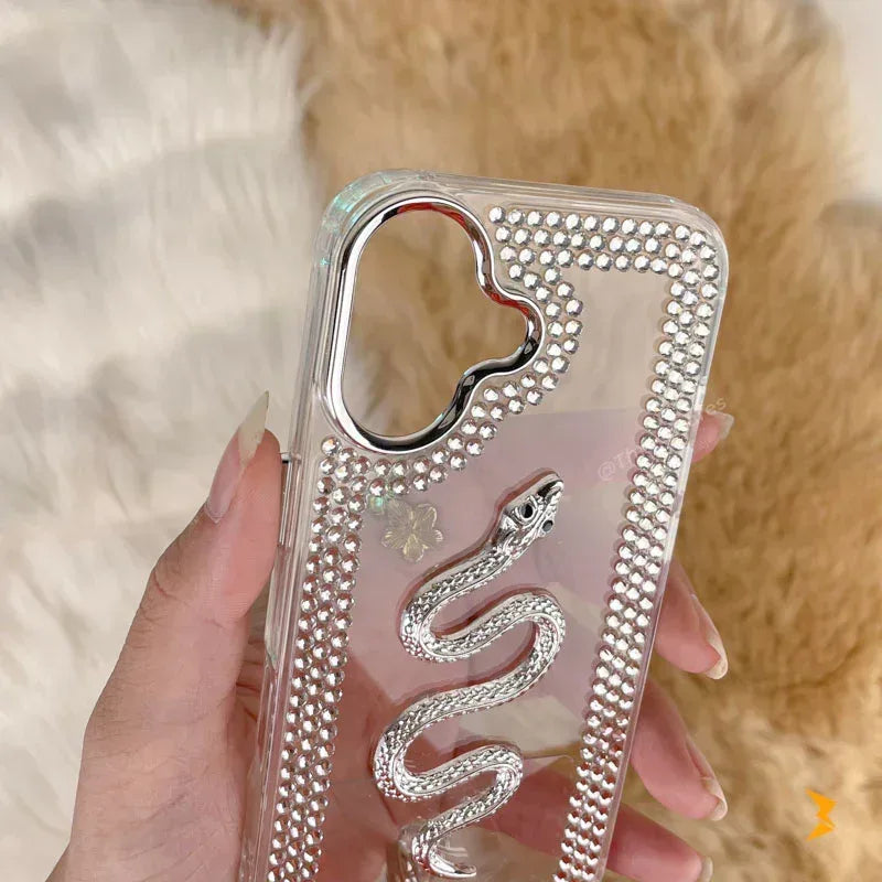 Diamond Snake Case iPhone 16 - Three