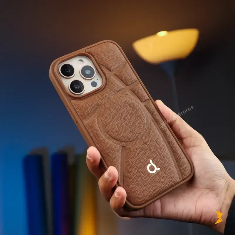 Dolod Bullon Leather Magsafe Case iPhone 16 Pro Max - Three