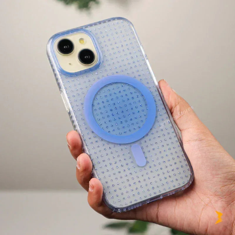 Dotted Gem Magsafe Case iPhone 15 - Three