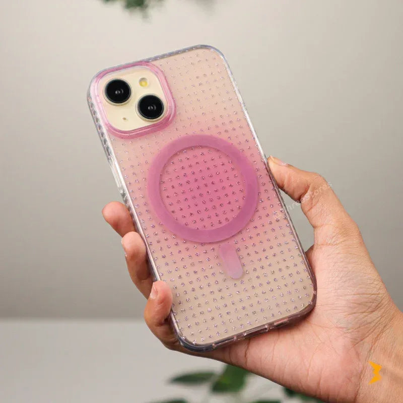 Dotted Gem Magsafe Case iPhone 15 - Three