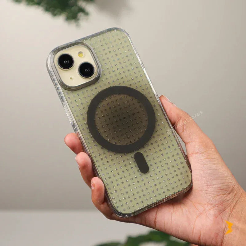 Dotted Gem Magsafe Case iPhone 15 - Three