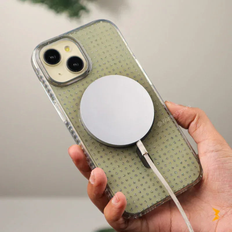 Dotted Gem Magsafe Case iPhone 15 - Three