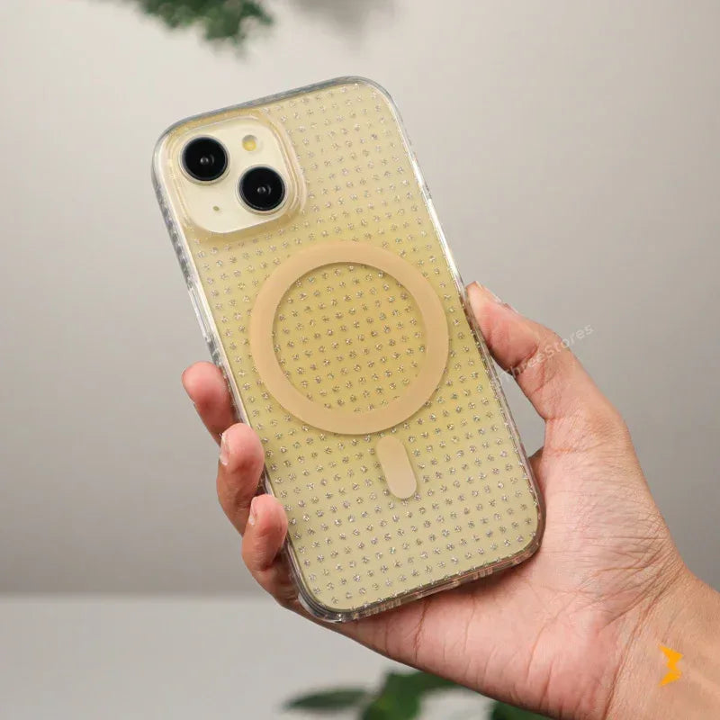 Dotted Gem Magsafe Case iPhone 15 - Three