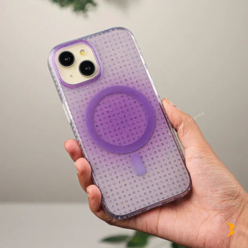 Dotted Gem Magsafe Case iPhone 15 - Three