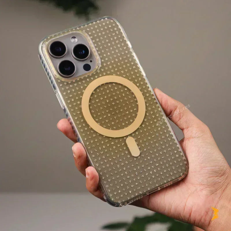 Dotted Gem Magsafe Case iPhone 16 Pro Max - Three