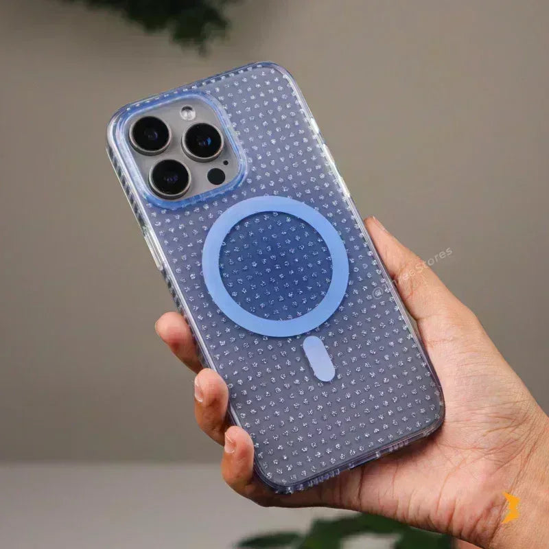 Dotted Gem Magsafe Case iPhone 16 Pro Max - Three