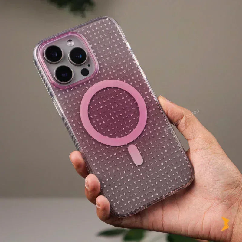 Dotted Gem Magsafe Case iPhone 16 Pro Max - Three