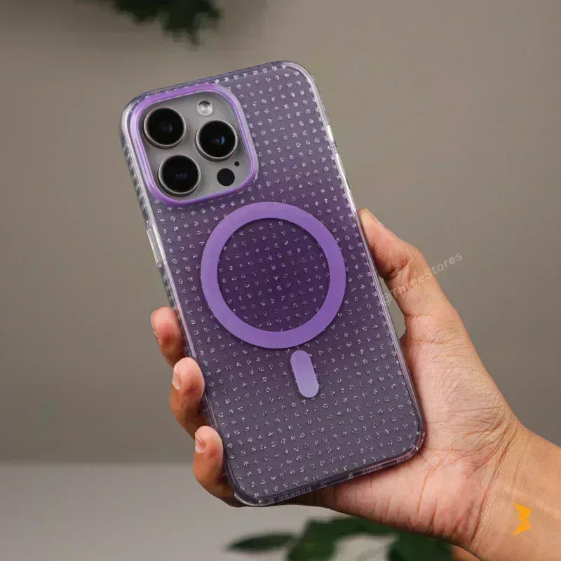 Dotted Gem Magsafe Case iPhone 16 Pro Max - Three