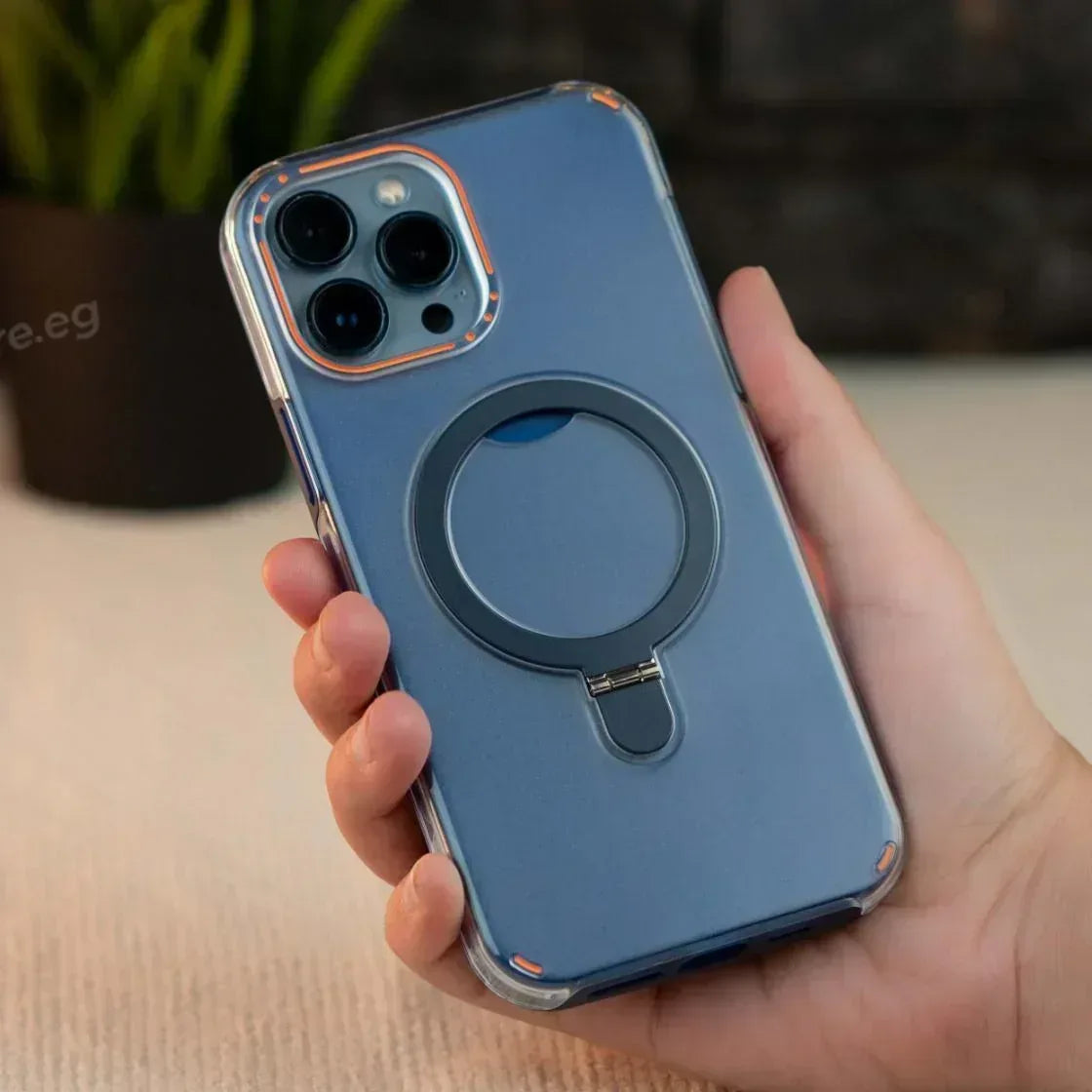 Dual Layer Stand Magsafe Case iPhone 15 Pro Max - Three