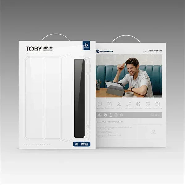 Dux Ducis Toby Series Case for iPad Pro 11 (2018/2020/2021/2022) (With Apple Pencil Holder & Auto Sleep Wake) - Three