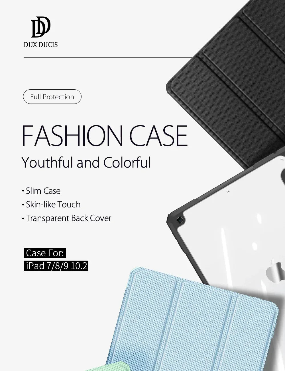 Dux Ducis Toby Series Shock Proof Case For iPad 10.2 Gen 7/8/9 - Three