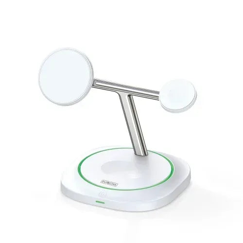 Duzzona 3 in 1 Magnetic Wireless Charger Stand W16 - Three
