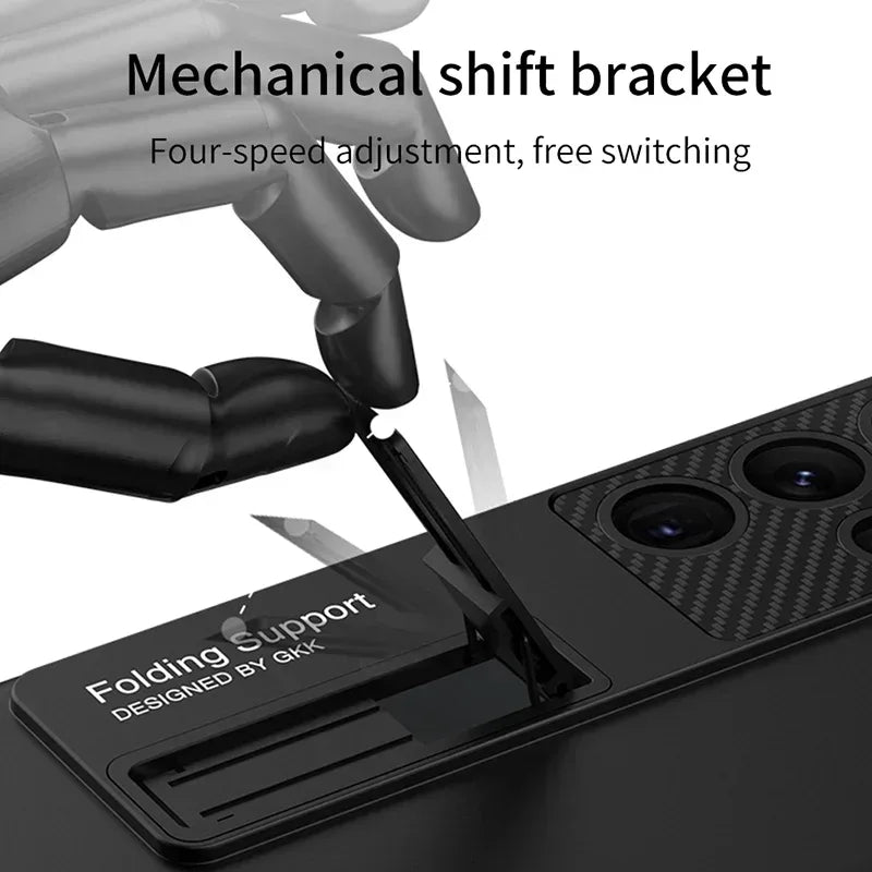 GKK Ultra-thin Case with Holder Samsung S22 Ultra - Three