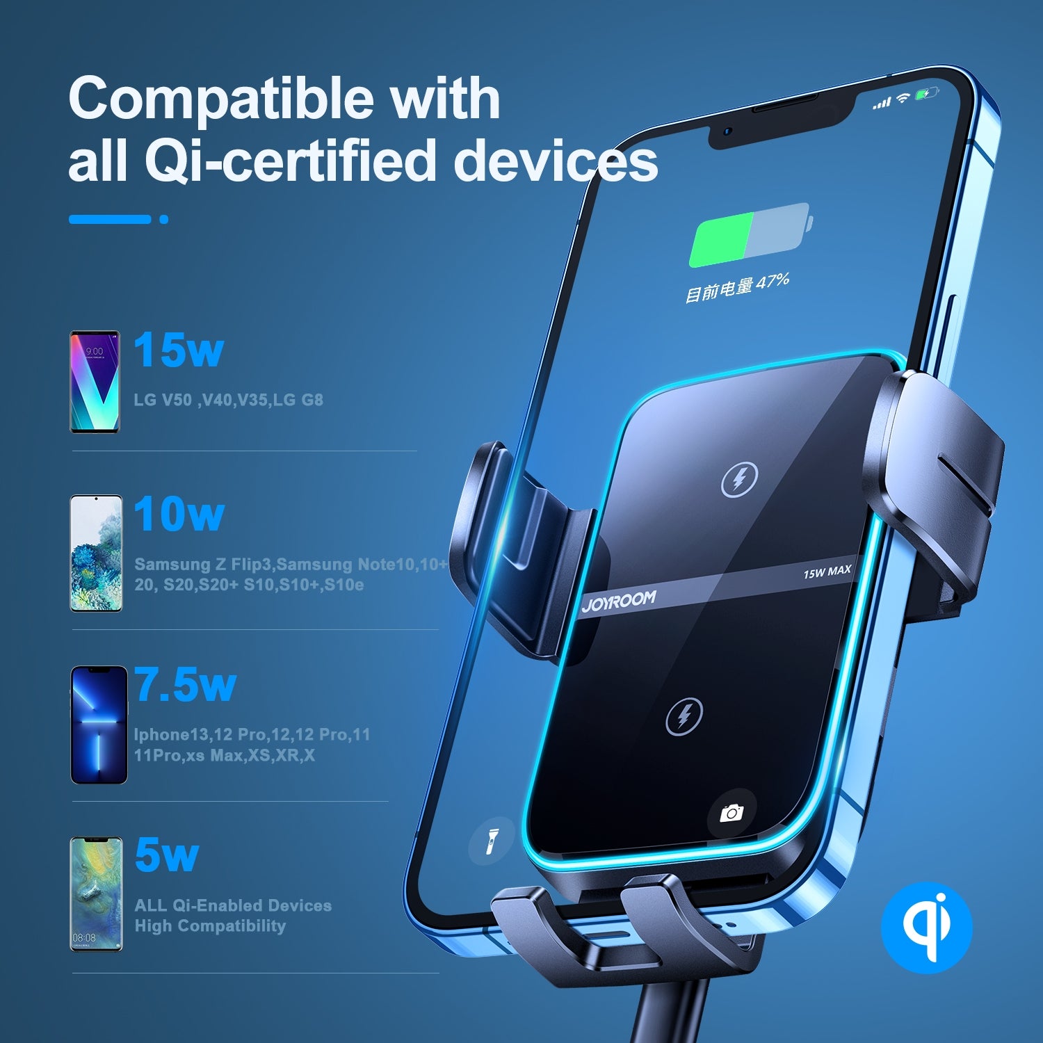 joyroom wireless car charger