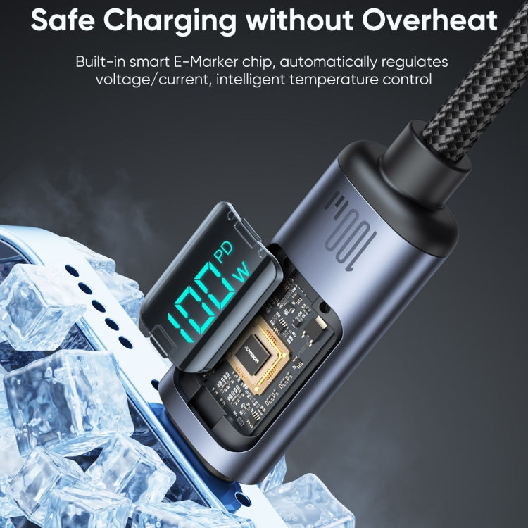 Joyroom 100W Digital Display Type-C To Type-C Cable S-CCA16