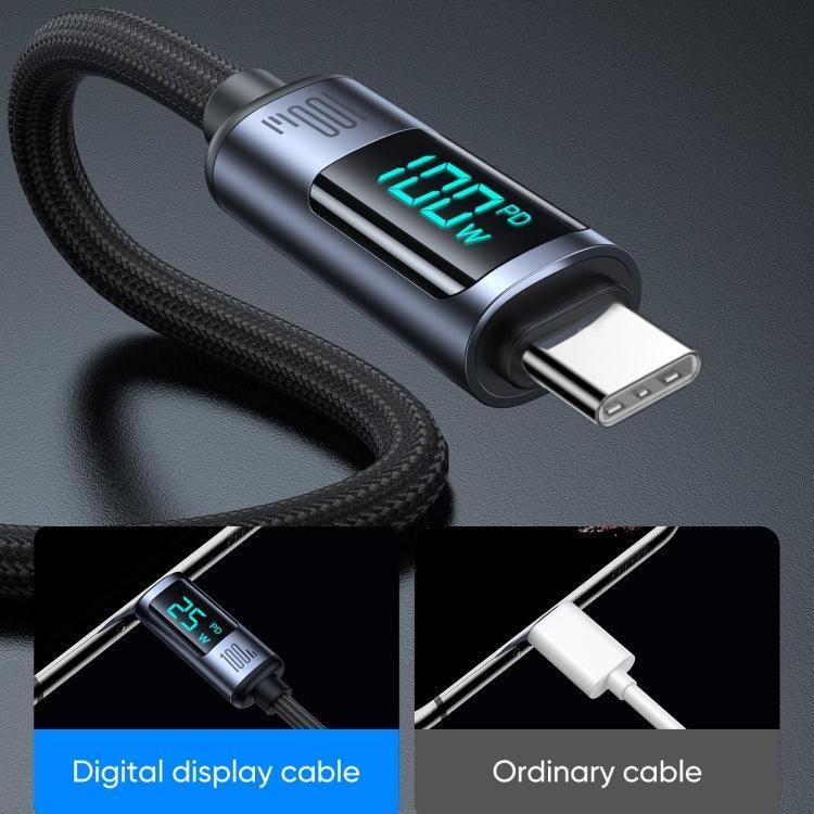 Joyroom 100W Digital Display Type-C To Type-C Cable S-CCA16 - Three