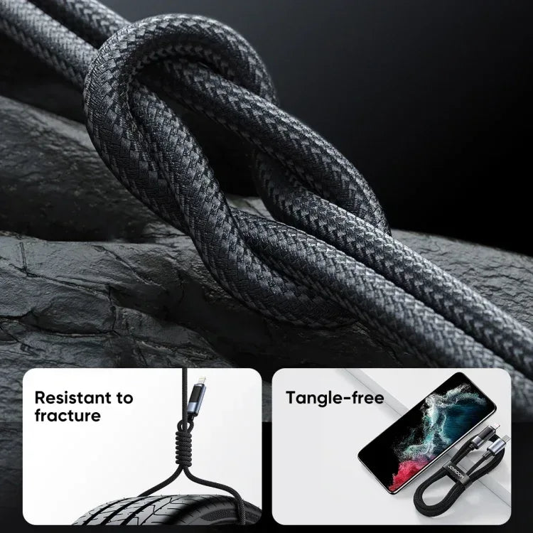 Joyroom 100W Digital Display Type-C To Type-C Cable S-CCA16 - Three