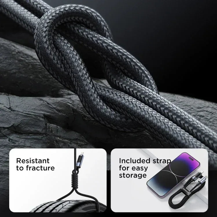 Joyroom 20W Digital Display Type-C to Lightning Cable S-CLA16 - Three