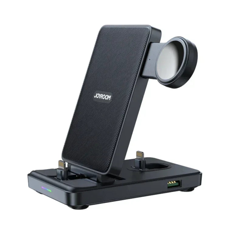 Joyroom 4 in 1 Lightning Wireless Charger Station JR-WQS02 - Three