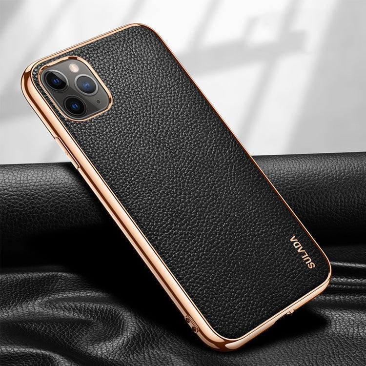 Sulada Enjoyment Leather Case iPhone 13 Pro Max - Three