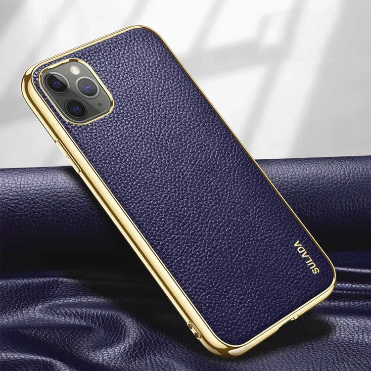 Sulada Enjoyment Leather Case iPhone 12 Pro Max - Three