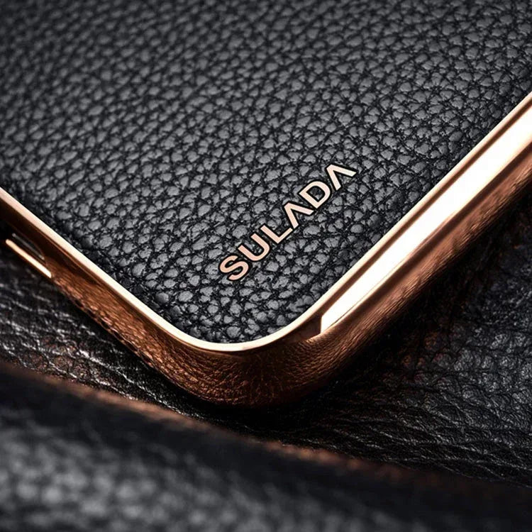 Sulada Enjoyment Leather Case iPhone 12 Pro Max - Three