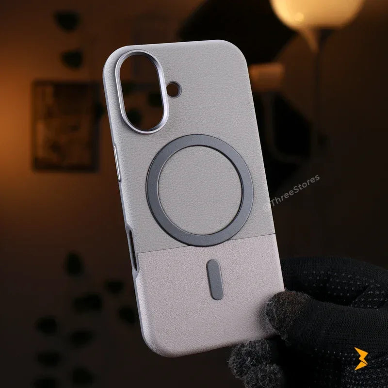EWN Leather Magsafe Case iPhone 17 - Three